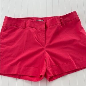 Express Red Bermudas Casual Tailored Shorts